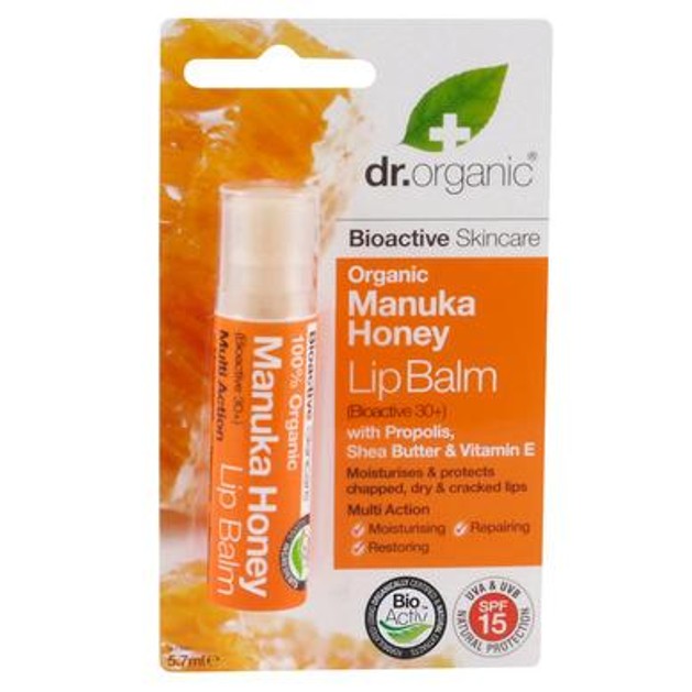 Dr.Organic Organic Manuka Honey Lip Balm 5.7ml Dr.Organic Organic Manuka Honey Lip Balm 5.7ml