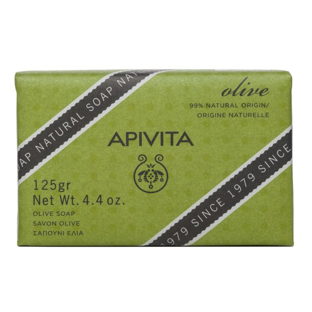 Apivita Natural Soap With Olive 125g Apivita Natural Soap With Olive 125g