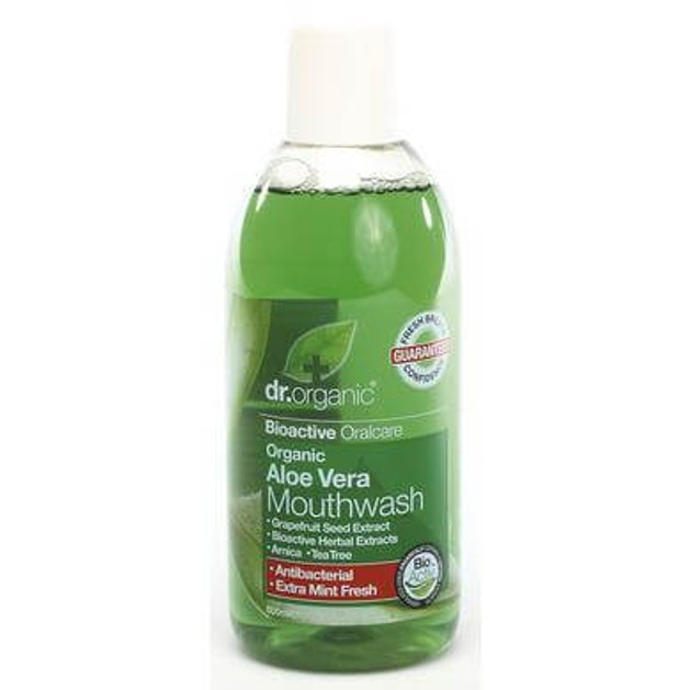 Dr.Organic Organic Aloe Vera Mouthwash 500ml Dr.Organic Organic Aloe Vera Mouthwash 500ml