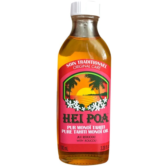 Hei Poa Pure Tahiti Monoi Oil Roucou 100ml Hei Poa Pure Tahiti Monoi Oil Roucou 100ml