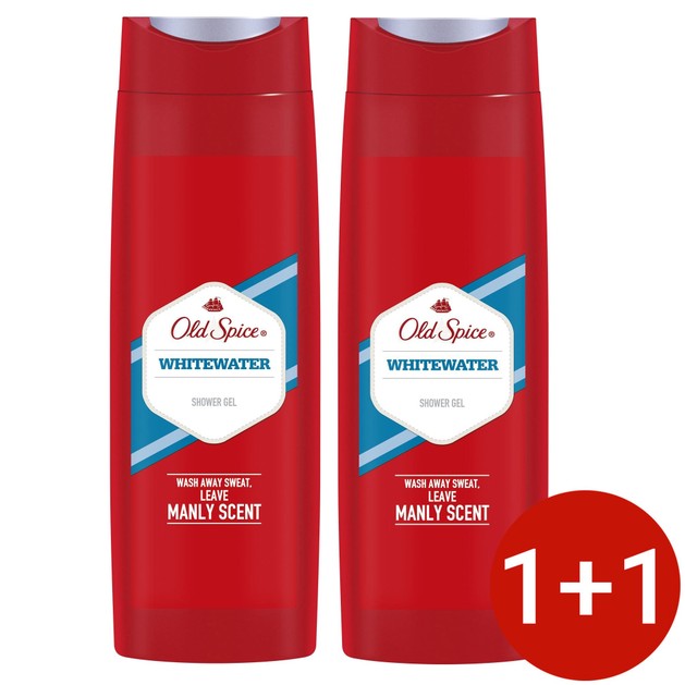 Old Spice Whitewater Shower Gel For Men Αφρόλουτρο με Συναρπαστικό Άρωμα Μόνο για Άνδρες 400ml Προσφορά 1+1 Δώρο Old Spice Whitewater Shower Gel For Men Αφρόλουτρο με Συναρπαστικό Άρωμα Μόνο για Άνδρες 400ml Προσφορά 1+1 Δώρο