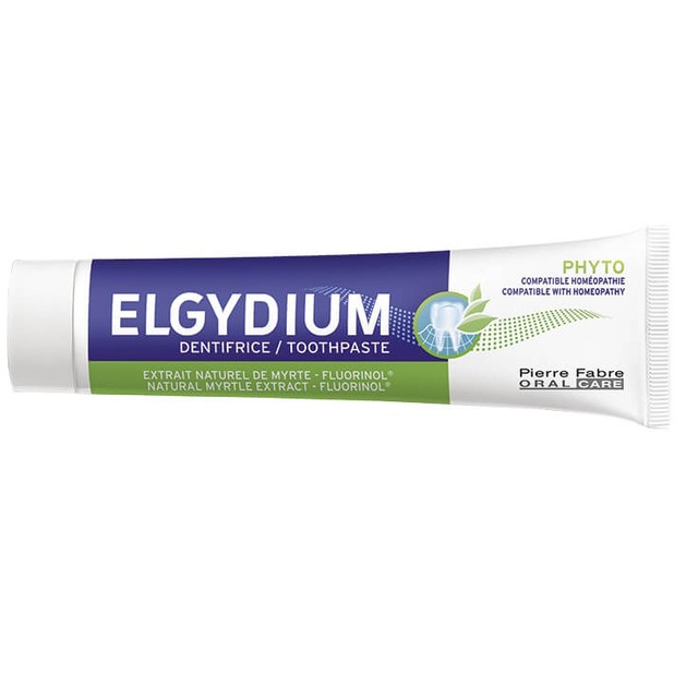 Elgydium Phyto Toothpaste Καθημερινή Οδοντόκρεμα Κατά της Πλάκας με Φυσικό Εκχύλισμα Μυρτιάς, Συμβατή με Ομοιοπαθητική 75ml Elgydium Phyto Toothpaste Καθημερινή Οδοντόκρεμα Κατά της Πλάκας με Φυσικό Εκχύλισμα Μυρτιάς, Συμβατή με Ομοιοπαθητική 75ml