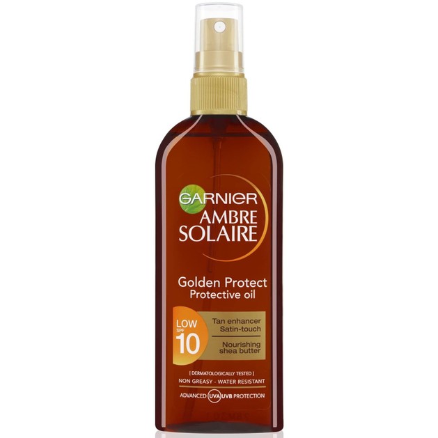 Garnier Ambre Solaire Golden Protect Sun Oil Spf10 Λάδι Χαμηλής Αντηλιακής Προστασίας 150ml Garnier Ambre Solaire Golden Protect Sun Oil Spf10 Λάδι Χαμηλής Αντηλιακής Προστασίας 150ml
