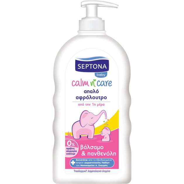 Septona Baby Calm n\' Care Βρεφικό Απαλό Αφρόλουτρο από την 1η Μέρα, με Βάλσαμο & Πανθενόλη 500ml Septona Baby Calm n\' Care Βρεφικό Απαλό Αφρόλουτρο από την 1η Μέρα, με Βάλσαμο & Πανθενόλη 500ml