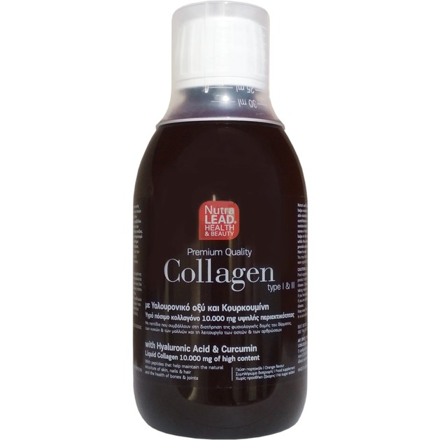 Nutralead Collagen Πόσιμο Κολλαγόνο Με Ρόδι, Ενισχυμένο με Υαλουρονικό Οξύ & Κουρκουμίνη 300ml Nutralead Collagen Πόσιμο Κολλαγόνο Με Ρόδι, Ενισχυμένο με Υαλουρονικό Οξύ & Κουρκουμίνη 300ml