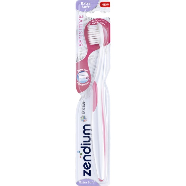 Zendium Sensitive Extra Soft Οδοντόβουρτσα Πολύ Μαλακή Κατάλληλη για Ευαίσθητα Δόντια, σε Διάφορα Χρώματα 1 Τεμάχιο Zendium Sensitive Extra Soft Οδοντόβουρτσα Πολύ Μαλακή Κατάλληλη για Ευαίσθητα Δόντια, σε Διάφορα Χρώματα 1 Τεμάχιο