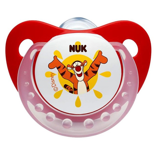 Nuk Trendline Disney Winnie the Pooh Πιπίλα Σιλικόνης με Κρίκο 1τμχ Nuk Trendline Disney Winnie the Pooh Πιπίλα Σιλικόνης με Κρίκο 1τμχ