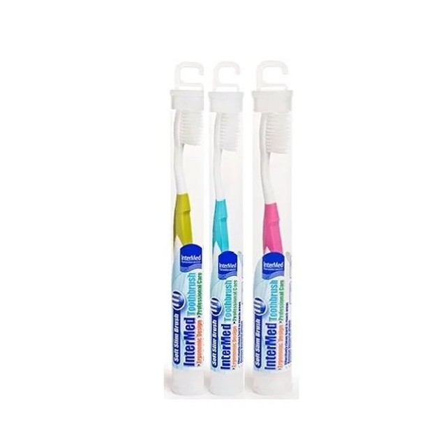 Δώρο Intermed Toothbrush Οδοντόβουρτσα Ειδικά Σχεδιασμένη με Μαλακές Τρίχες 1 Τεμάχιο Δώρο Intermed Toothbrush Οδοντόβουρτσα Ειδικά Σχεδιασμένη με Μαλακές Τρίχες 1 Τεμάχιο