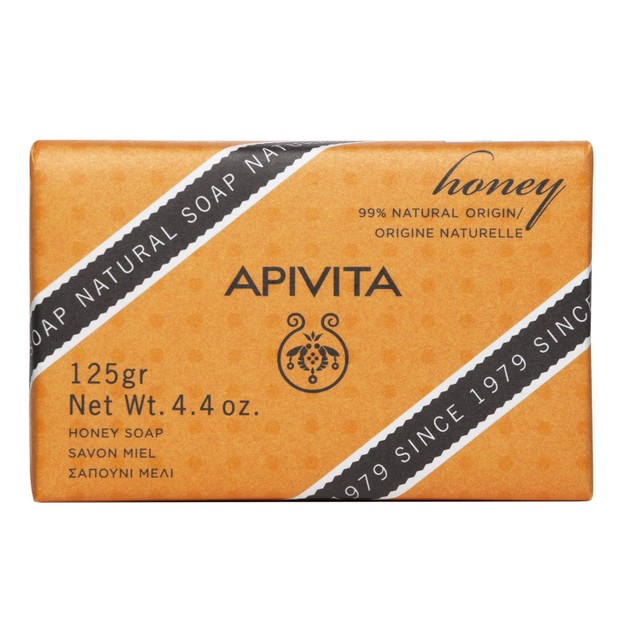 Apivita Natural Soap With Honey 125g Apivita Natural Soap With Honey 125g