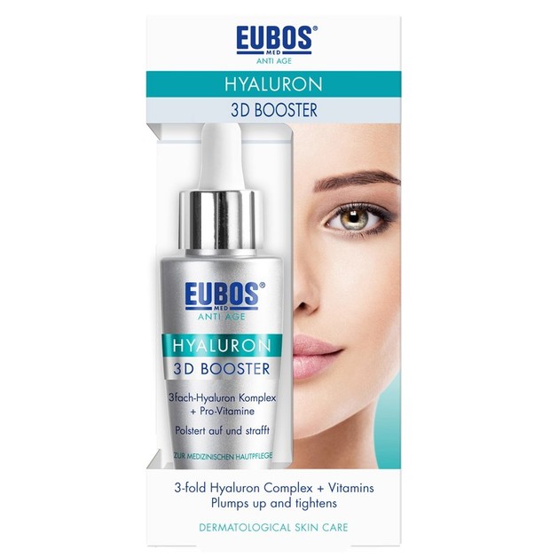 Eubos Anti-Age Hyaluron 3D Booster Υδρογέλη Υψηλής Συγκέντρωσης για Τρισδιάστατο Γέμισμα Ρυτίδων, με 3 Είδη Υαλουρονικού 30ml Eubos Anti-Age Hyaluron 3D Booster Υδρογέλη Υψηλής Συγκέντρωσης για Τρισδιάστατο Γέμισμα Ρυτίδων, με 3 Είδη Υαλουρονικού 30ml