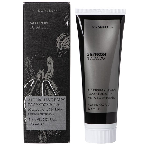 Korres Saffron Tobacco Aftershave Balm Γαλάκτωμα για Μετά το Ξύρισμα 125ml Korres Saffron Tobacco Aftershave Balm Γαλάκτωμα για Μετά το Ξύρισμα 125ml