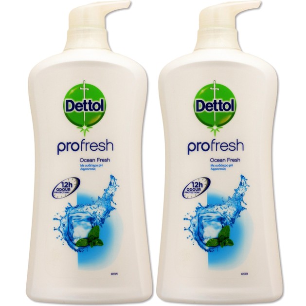 Dettol Πακέτο Προσφοράς Profresh Ocean Fresh Αφροντούς Ουδέτερο Ph, Προστασία Ενάντια στα Βακτηρίδια 2x950ml 1+1 Δώρο Dettol Πακέτο Προσφοράς Profresh Ocean Fresh Αφροντούς Ουδέτερο Ph, Προστασία Ενάντια στα Βακτηρίδια 2x950ml 1+1 Δώρο