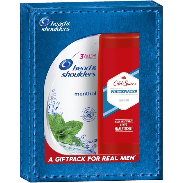 Head & Shoulders Gift Pack Anti-Dandruff Cool Menthol Shampoo Σαμπουάν 360ml & Old Spice Whitewater Shower Gel Αφρόλουτρο 250ml Head & Shoulders Gift Pack Anti-Dandruff Cool Menthol Shampoo Σαμπουάν 360ml & Old Spice Whitewater Shower Gel Αφρόλουτρο 250ml
