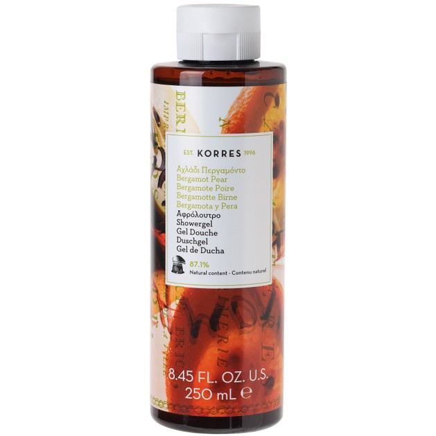 Korres Showergel Bergamot Pear 250ml Korres Showergel Bergamot Pear 250ml