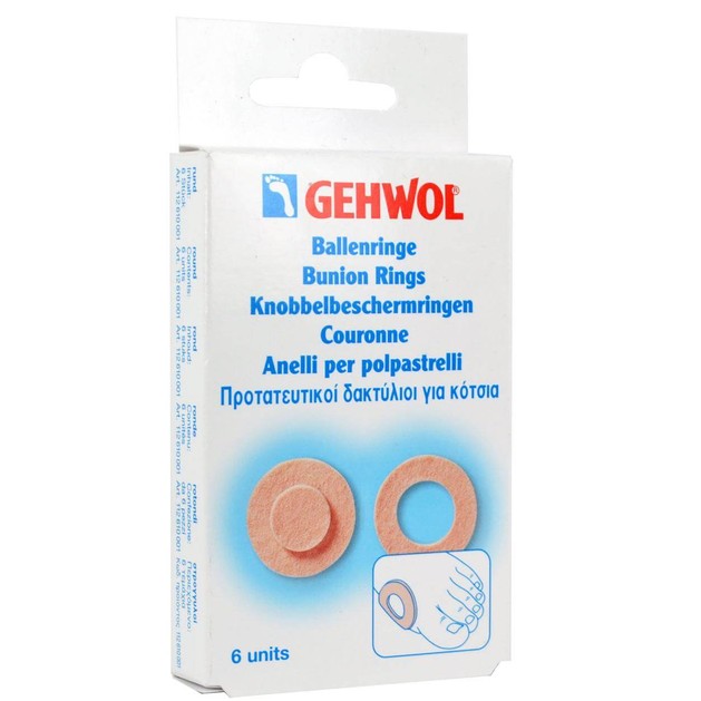 Gehwol Bunion Ring Round 6 Τεμάχια Gehwol Bunion Ring Round 6 Τεμάχια