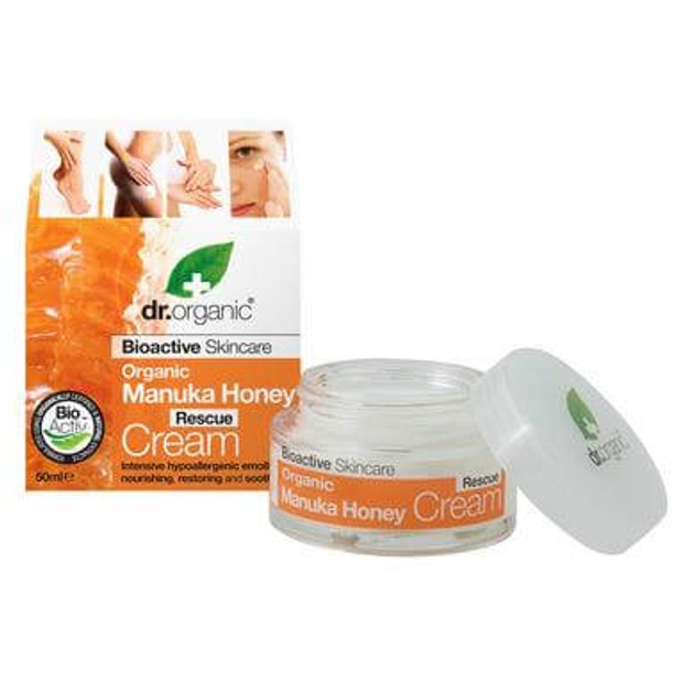 Dr Organic Organic Manuka Honey Rescue Cream Κρέμα Διάσωσης με Βιολογικό Μέλι Μανούκα 50ml Dr Organic Organic Manuka Honey Rescue Cream Κρέμα Διάσωσης με Βιολογικό Μέλι Μανούκα 50ml