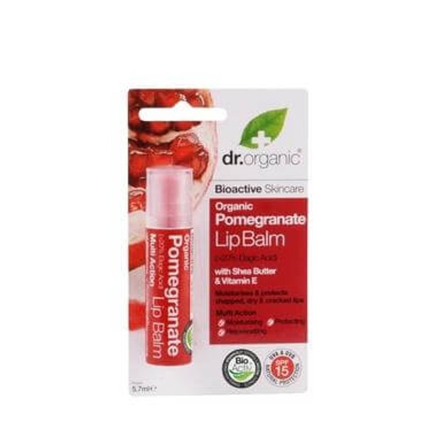Dr.Organic Organic Pomegranate Lip Balm 5,7ml Dr.Organic Organic Pomegranate Lip Balm 5,7ml