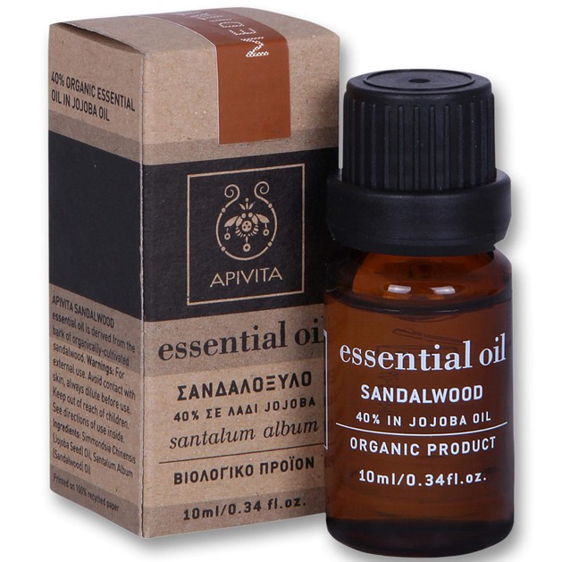 Apivita Essential Oil Αιθέριο Έλαιο Σανδαλόξυλο 10ml Apivita Essential Oil Αιθέριο Έλαιο Σανδαλόξυλο 10ml