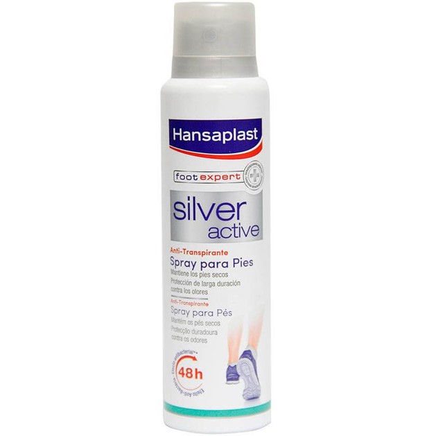 Hansaplast Silver Active Ανθιδρωτικό Spray Ποδιών με Ιόντα Αργύρου 48ωρη Δράση 150ml Hansaplast Silver Active Ανθιδρωτικό Spray Ποδιών με Ιόντα Αργύρου 48ωρη Δράση 150ml