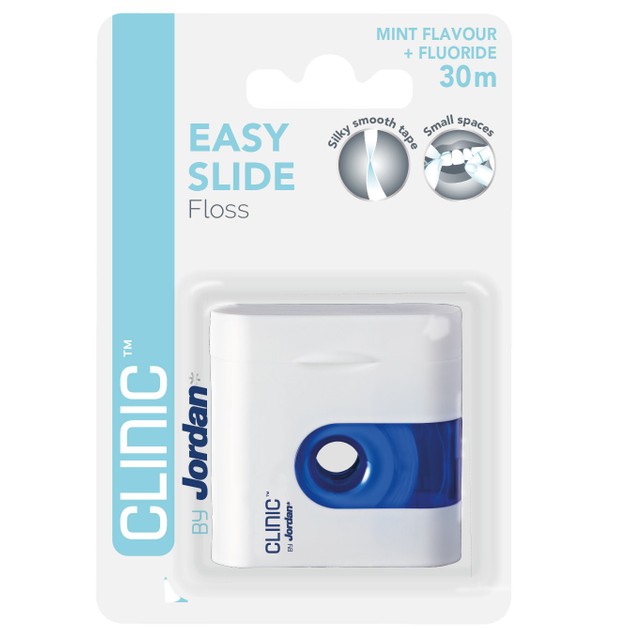 Jordan Clinic Easy Slide Floss Mint Flavour & Fluoride 30m Jordan Clinic Easy Slide Floss Mint Flavour & Fluoride 30m