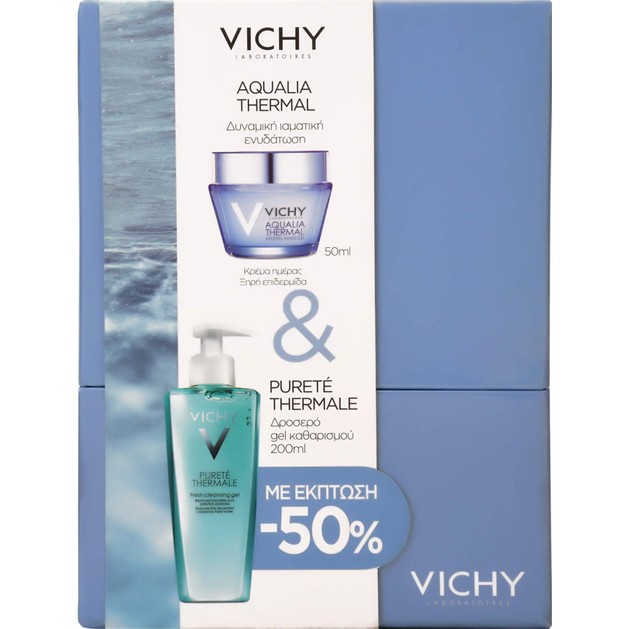 Vichy Πακέτο Προσφοράς Αqualia Thermal Rich Cream 50ml& Purete Thermal Gel 200ml Vichy Πακέτο Προσφοράς Αqualia Thermal Rich Cream 50ml& Purete Thermal Gel 200ml