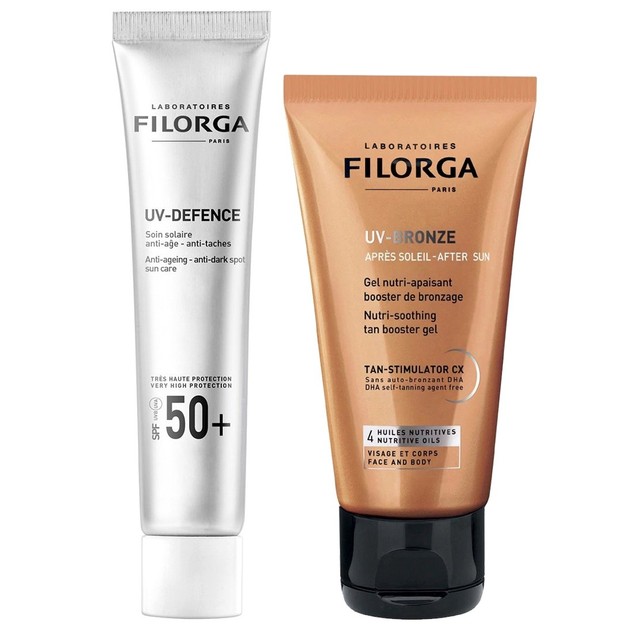 Δώρο Filorga UV Bronze After Sun Προστασία για Μετά τον Ήλιο 50ml & Filorga UV-Defence Spf50+ Αντιγηραντική Αντηλιακή Κρέμα 15ml Δώρο Filorga UV Bronze After Sun Προστασία για Μετά τον Ήλιο 50ml & Filorga UV-Defence Spf50+ Αντιγηραντική Αντηλιακή Κρέμα 15ml
