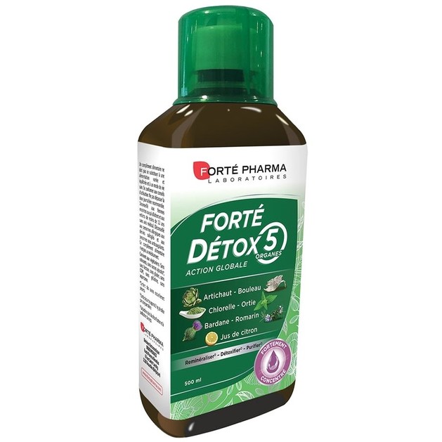 Forte Pharma Forte Detox 5 Organs Συμπλήρωμα Διατροφής για Αποτοξίνωση του Οργανισμού, Συνολική Δράση σε 5 Όργανα 500ml Forte Pharma Forte Detox 5 Organs Συμπλήρωμα Διατροφής για Αποτοξίνωση του Οργανισμού, Συνολική Δράση σε 5 Όργανα 500ml