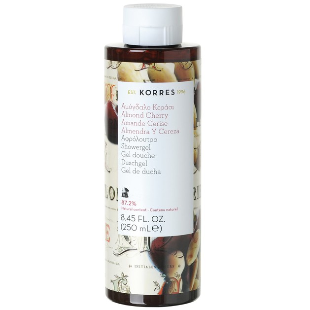 Korres Showergel Almond Cherry 250ml Korres Showergel Almond Cherry 250ml