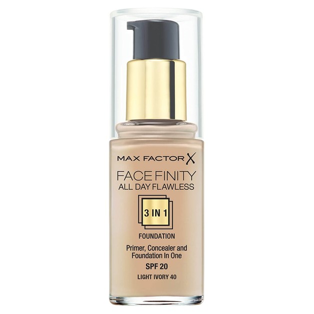 Max Factor Facefinity 40 Light Ivory 3 in 1 Foundation 30ml (make up) Max Factor Facefinity 40 Light Ivory 3 in 1 Foundation 30ml (make up)