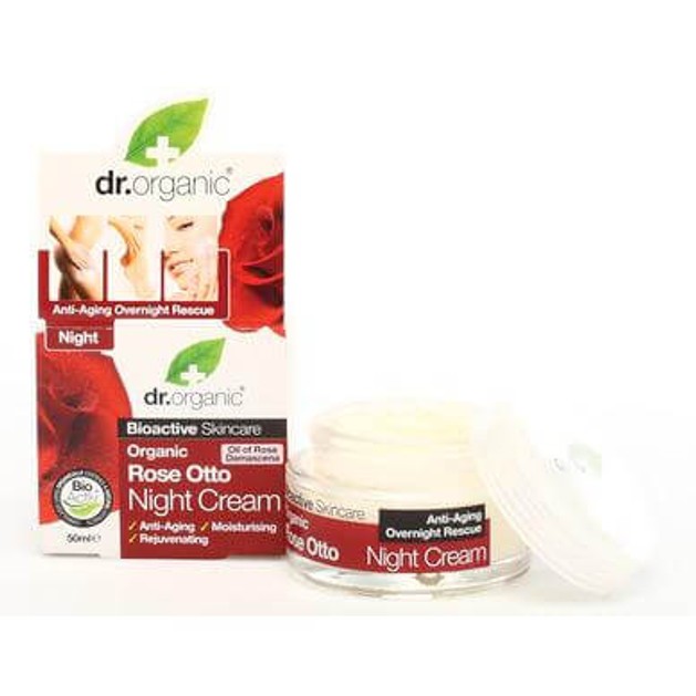 Dr.Organic Organic Rose Otto Night Cream 50ml Dr.Organic Organic Rose Otto Night Cream 50ml