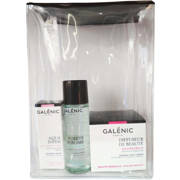 Δώρο Galenic Diffuseur De Beaute Radiance Booster 15ml,Pureté Sublime Lotion Peau Neuve 40ml,Aqua Infini Serum 5ml & Νεσεσέρ Δώρο Galenic Diffuseur De Beaute Radiance Booster 15ml,Pureté Sublime Lotion Peau Neuve 40ml,Aqua Infini Serum 5ml & Νεσεσέρ