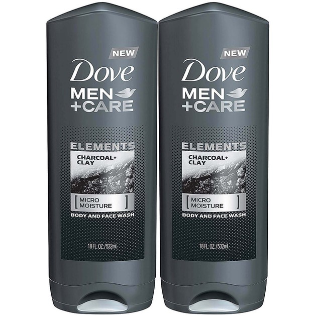 Dove Πακέτο Προσφοράς Men +Care Elements Body and Face Wash, Charcoal and Clay Ανδρικό Αφρόλουτρο για μια Έκρηξη Δροσιάς 2x400ml Dove Πακέτο Προσφοράς Men +Care Elements Body and Face Wash, Charcoal and Clay Ανδρικό Αφρόλουτρο για μια Έκρηξη Δροσιάς 2x400ml