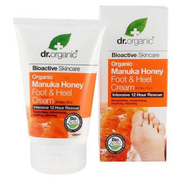 Dr.Organic Organic Manuka Honey Foot and Heel Cream 125ml Dr.Organic Organic Manuka Honey Foot and Heel Cream 125ml