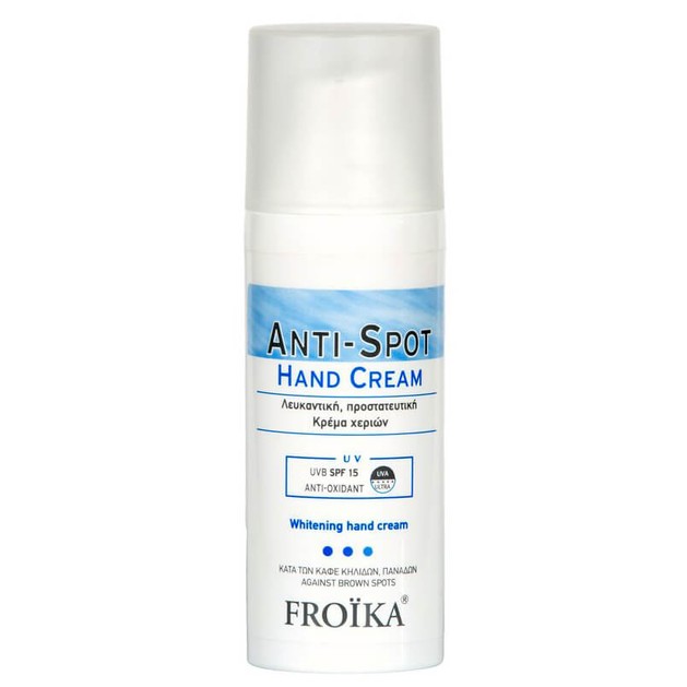 Froika Anti-Spot Hand Cream Spf15, 50ml Froika Anti-Spot Hand Cream Spf15, 50ml