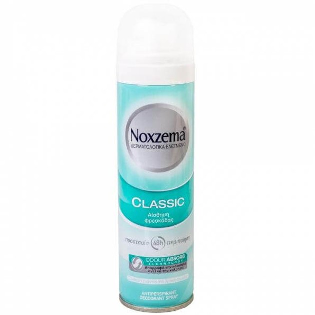 Noxzema Classic Spray Ευχάριστη Αίσθηση Φρεσκάδας 48h Προστασία και Περιποίηση 150ml Noxzema Classic Spray Ευχάριστη Αίσθηση Φρεσκάδας 48h Προστασία και Περιποίηση 150ml