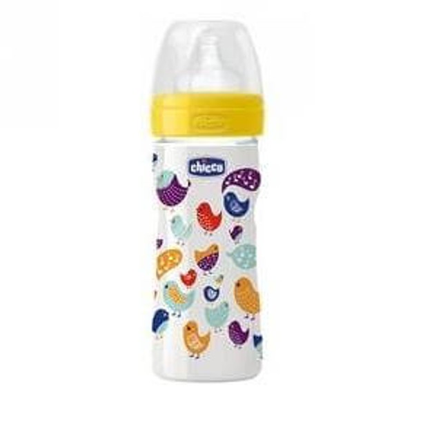 Chicco Μπιμπερό Well Being 0 BPA 330ml “Ironic”, Θηλή Σιλικόνη Chicco Μπιμπερό Well Being 0 BPA 330ml “Ironic”, Θηλή Σιλικόνη
