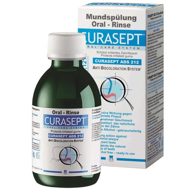 Curasept ADS 212 Στοματικό Διάλυμα για Ανακούφιση Από Ερεθισμούς του Στοματικού Βλεννογόνου 0,12% CHX 200ml Curasept ADS 212 Στοματικό Διάλυμα για Ανακούφιση Από Ερεθισμούς του Στοματικού Βλεννογόνου 0,12% CHX 200ml