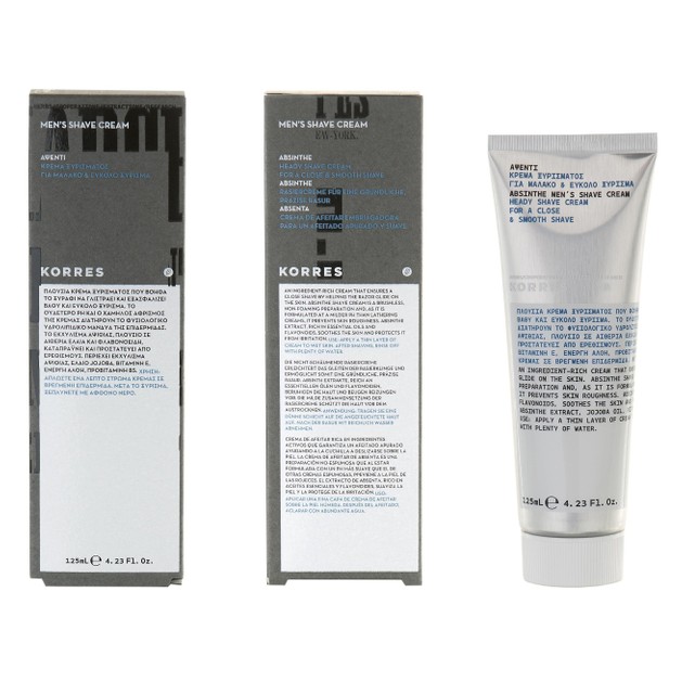 Korres Αψέντι Κρέμα Ξυρίσματος 125ml Korres Αψέντι Κρέμα Ξυρίσματος 125ml