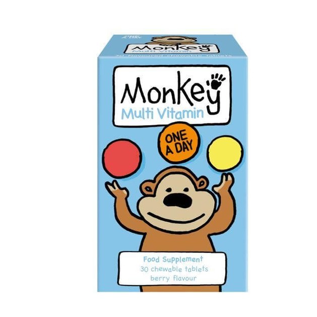 Monkey Wellbeing Multivitamins 30 Μασώμενες Ταμπλέτες Monkey Wellbeing Multivitamins 30 Μασώμενες Ταμπλέτες