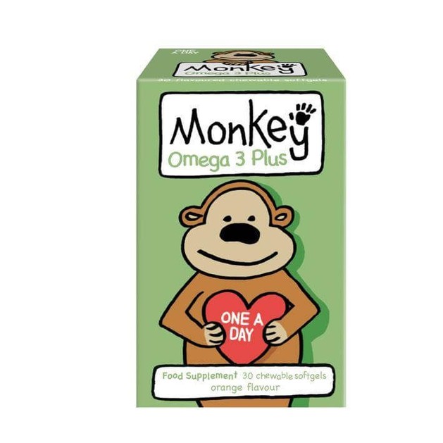 Monkey Wellbeing Omega Plus 30 Ζελεδάκια Monkey Wellbeing Omega Plus 30 Ζελεδάκια