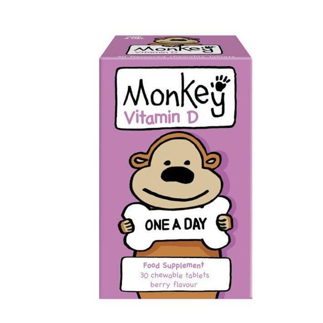 Monkey Wellbeing Vitamin D 30 Μασώμενες Ταμπλέτες Monkey Wellbeing Vitamin D 30 Μασώμενες Ταμπλέτες
