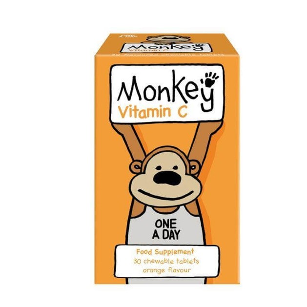 Monkey Wellbeing Vitamin C 30 Μασώμενες Ταμπλέτες Monkey Wellbeing Vitamin C 30 Μασώμενες Ταμπλέτες