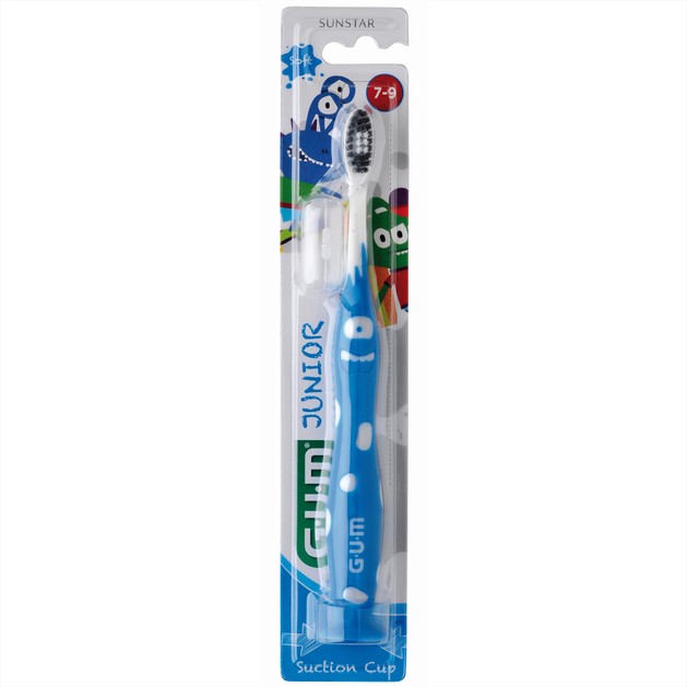 Gum Junior Soft Παιδική Οδοντόβουρτσα με Βεντούζα Στερέωσης 7-9 ετών Μπλε (902) 1 Τεμάχιο Gum Junior Soft Παιδική Οδοντόβουρτσα με Βεντούζα Στερέωσης 7-9 ετών Μπλε (902) 1 Τεμάχιο