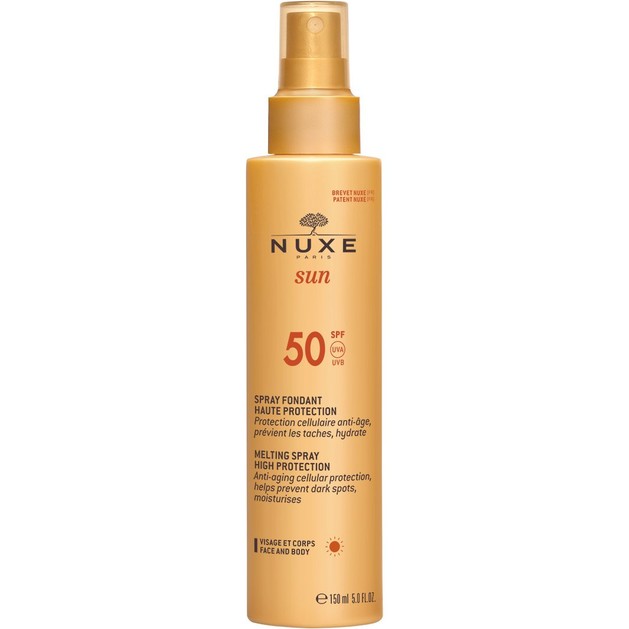 Nuxe Sun Milky Spray Fondant Haute Protection Spf50 Αντηλιακό Γαλάκτωμα Υψηλής Προστασίας Προσώπου & Σώματος 150ml Promo -20% Nuxe Sun Milky Spray Fondant Haute Protection Spf50 Αντηλιακό Γαλάκτωμα Υψηλής Προστασίας Προσώπου & Σώματος 150ml Promo -20%