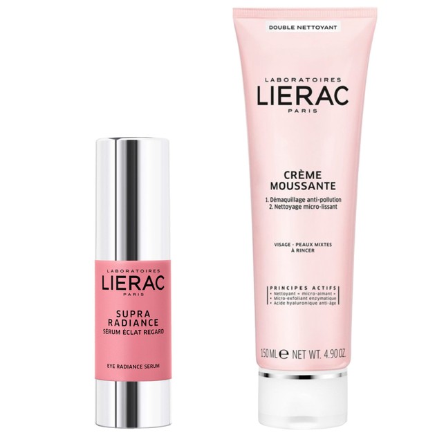 Lierac Πακέτο Προσφοράς Supra Radiance Serum Yeux 15ml & Demaquillant Creme Moussante 150ml Lierac Πακέτο Προσφοράς Supra Radiance Serum Yeux 15ml & Demaquillant Creme Moussante 150ml