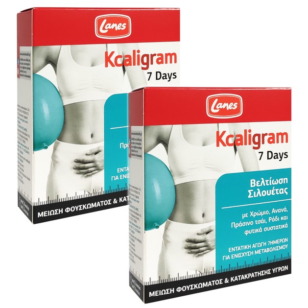 Lanes Πακέτο Προσφοράς Kcaligram 7 Days 2x14tabs Lanes Πακέτο Προσφοράς Kcaligram 7 Days 2x14tabs