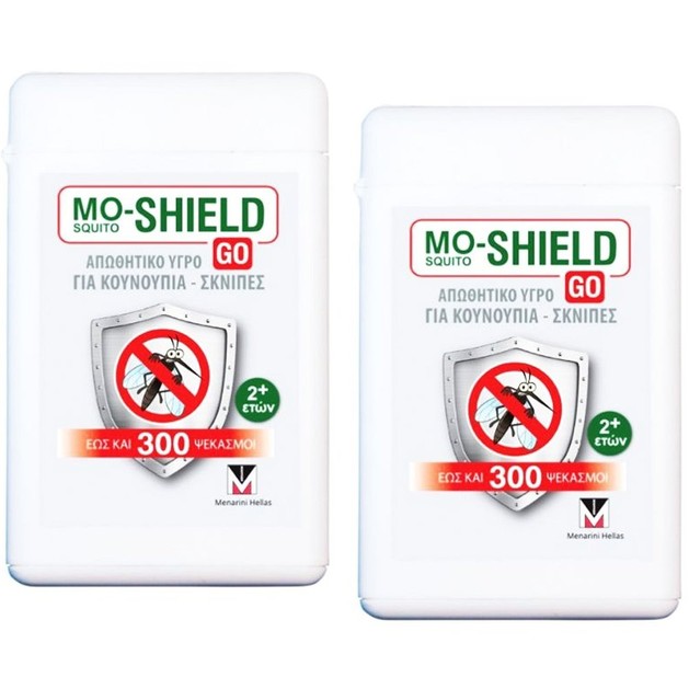 Mo-Shield Go Πακέτο Προσφοράς Repellent Liquid for Mosquitoes & Gnats 2x17ml Mo-Shield Go Πακέτο Προσφοράς Repellent Liquid for Mosquitoes & Gnats 2x17ml