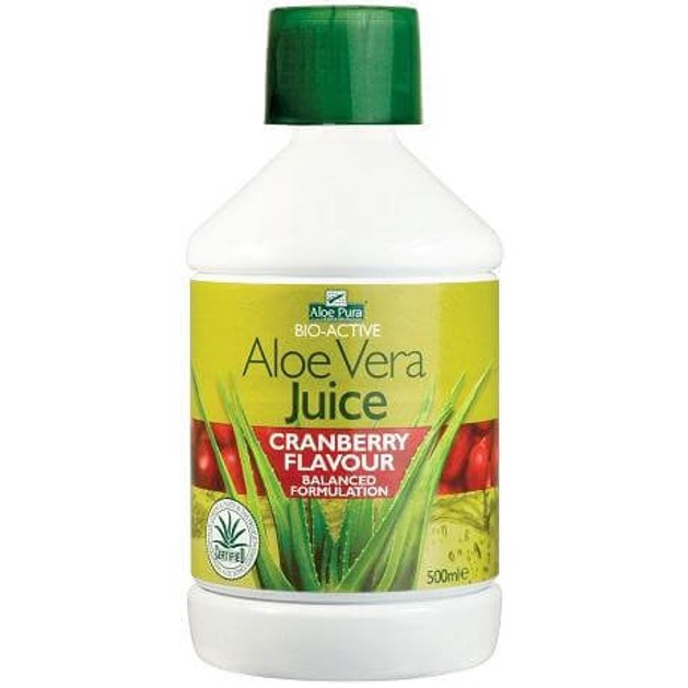 Optima Aloe Vera Juice with Cranberry 100% 500ml Optima Aloe Vera Juice with Cranberry 100% 500ml