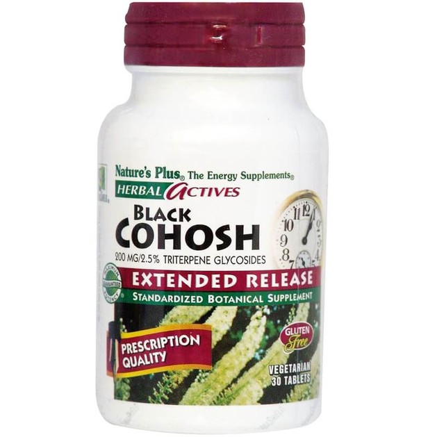 Nature\'s Plus Extended Release Black Cohosh 200mg Συμπλήρωμα Διατροφής για τη Χαράλωση των Μυών 30 Φυτικές Κάψουλες Nature\'s Plus Extended Release Black Cohosh 200mg Συμπλήρωμα Διατροφής για τη Χαράλωση των Μυών 30 Φυτικές Κάψουλες