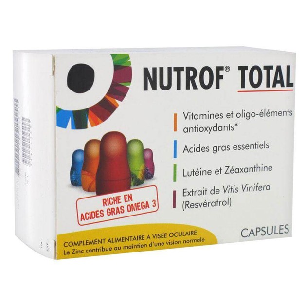 Thea Nutrof Total Συμπλήρωμα Διατροφής για Οφθαλμικές Παθήσεις 30 Κάψουλες Thea Nutrof Total Συμπλήρωμα Διατροφής για Οφθαλμικές Παθήσεις 30 Κάψουλες